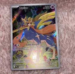 NM-Mint Zacian 100/094 Phantasmal Flames Illustration Rare Pokemon Card TCG - Image 1
