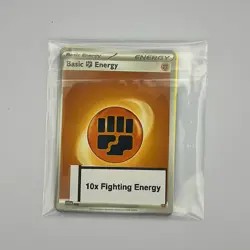 10x Fighting Energy Card Pokemon TCG Bundle - Image 1