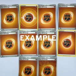 10x Fighting Energy Card Pokemon TCG Bundle - Image 3