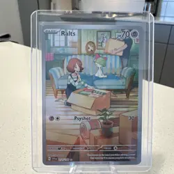 Pokemon TCG Ralts Illustration Rare Full Art Holo SV01 Scarlet & Violet 211/198 - Image 1