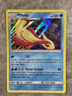 Milotic 27/111 Pokemon TCG Card Sm-Crimson Invasion Holo Rare (Near Mint) NM - Image 1