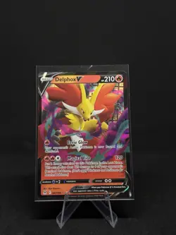 Delphox V - 027/196 - Ultra Rare - Lost Origin - Pokemon Card - NM/M - Image 1