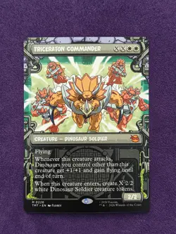 Triceraton Commander (Showcase) Mythic MTG Ninja Turtles - Image 1