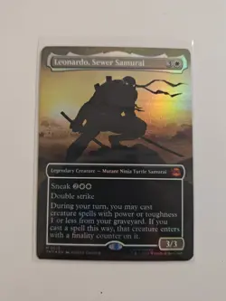 Leonardo, Sewer Samurai (Borderless) Teenage Mutant Ninja Turtles Foil - Image 1