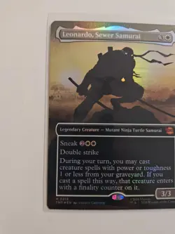 Leonardo, Sewer Samurai (Borderless) Teenage Mutant Ninja Turtles Foil - Image 3