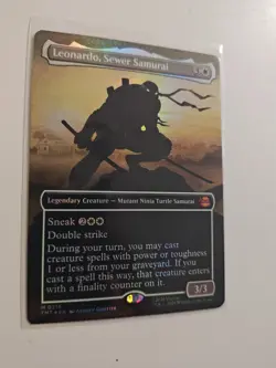 Leonardo, Sewer Samurai (Borderless) Teenage Mutant Ninja Turtles Foil - Image 4