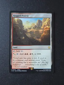 Rugged Prairie (Corel) R #417 MTG Commander: Final Fantasy FF7 FFVII FIC EN - Image 1
