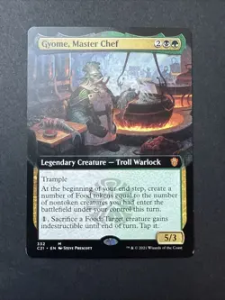 Gyome, Master Chef #332 (Extended Art) Commander 2021 - Magic The Gathering - Image 2