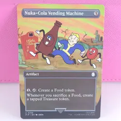 MTG LP Nuka-Cola Vending Machine Borderless Fallout Regular Magic The Gathering - Image 1