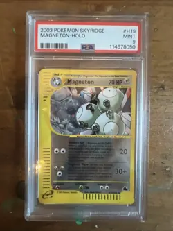 2003 POKEMON SKYRIDGE #H19 MAGNETON-HOLO PSA 9 - Image 1