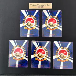 Pokemon Cards Tomokazu Komiya Vending Series Lot 5x Old Back Japanese - Image 2