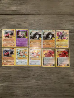 Pokemon TCG 25th Anniversary Celebrations Prime, Lv. X, And Holo Card Lot x10 NM - Image 1