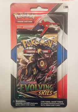 Pokemon TCG: Evolving Skies, Chilling Reign 2-Pack Blister & Pin Umbreon Art NEW - Image 1