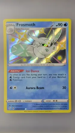 Frosmoth Pokemon Shining Fates SV034/SV122 Shiny Holo Rare NM #2 - Image 1