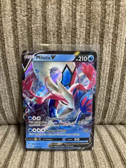 Pokemon TCG Sword & Shield Rebel Clash Milotic V 043/192 Ultra Rare - Image 1