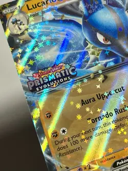 Lucario EX 051/131 (NM) Stamped Promo Scarlet & Violet: Prismatic Evolutions - Image 4
