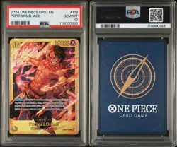 2024 One Piece Op07-500 Years In The Future Portgas D. Ace Holo PSA 10 #119 - Image 2