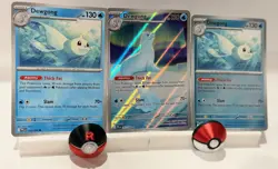 Dewgong Pokemon Card Lot (3) – TCG - Phantasmal Flames, Illustration Rare - Image 1