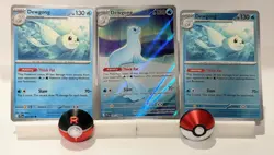 Dewgong Pokemon Card Lot (3) – TCG - Phantasmal Flames, Illustration Rare - Image 3