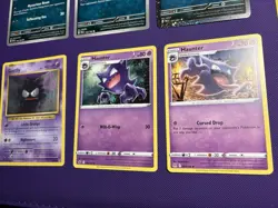 Gastly, Haunter, and Gengar Lot of seven Pokemon cards! - Image 2