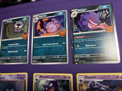 Gastly, Haunter, and Gengar Lot of seven Pokemon cards! - Image 3