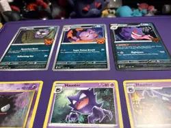 Gastly, Haunter, and Gengar Lot of seven Pokemon cards! - Image 5