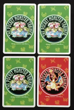 1996 Japanese poker playing cards Charizard Venusaur deck Blastoise Charmander - Image 2
