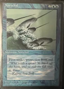 Narwhal English Homelands MTG Magic The Gathering - Image 1
