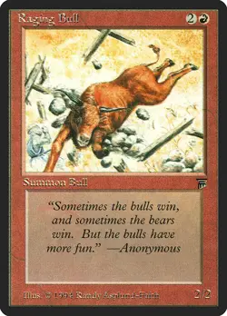 1x Raging Bull - LP - Legends - SPARROW MAGIC mtg - Image 1