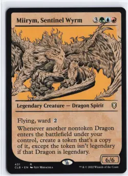 Miirym, Sentinel Wyrm (Showcase) R Commander Legends: Baldur's Gate 431 NM - Image 1