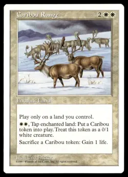 MTG Caribou Range - Fifth Edition - Rare - Magic the Gathering - Image 1