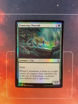Pouncing Cheetah - Foil - Amonkhet - Magic the Gathering - MTG - Image 1