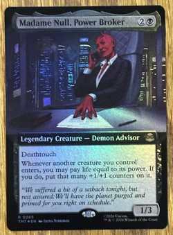 Teenage Mutant Ninja Turtles, Madame Null, Power Broker - Extended Art Foil - Image 1