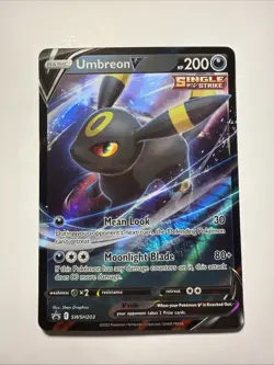 Umbreon V SWSH203 Black Star Promo Pokemon Card - Sword & Shield Promo - NM - Image 1