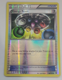 2016 Pokemon Fates Collide #98 Energy Reset Reverse Holo NM to Mint Condition - Image 1