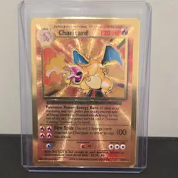 Pokemon Charizard Metal Promo Holo 004/102 Celebrations Miscellaneous Set - Image 1