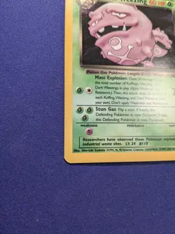 Dark Weezing HOLO (14/82) - NM/LP - Team Rocket set - Vintage Pokemon TCG - Image 3