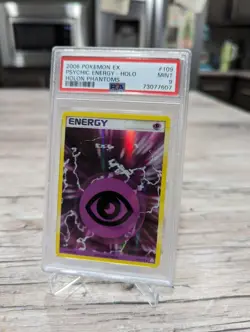 2006 Pokemon EX Holon Phantoms Psychic Energy Holo Rare 109/110 PSA 9 MINT - Image 2