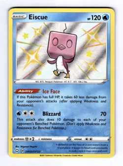 Eiscue Shining Fates: Shiny Vault #SV035 (2020) Holo NM Pokemon - Image 1