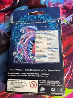Yugioh Fury From The Deeps Structure Deck - 1st Edition - MINT UNPLAYED - Image 2