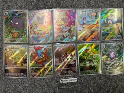 Snorlax Minccino Cinccino Haunter Ralts other AR 10Set Pokemon Card Japanese - Image 1