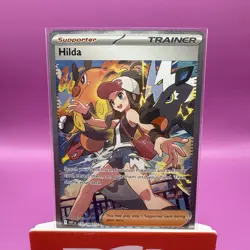 Pokemon TCG Hilda White Flare SIR Full Art Trainer Card 171/086 Mint Condition - Image 1