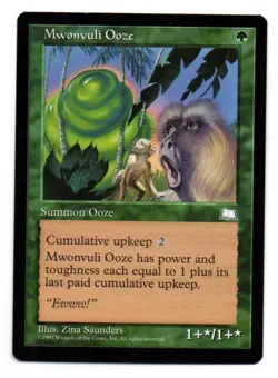 MTG Mwonvuli OozeX1 Weatherlight edition rare - Image 1