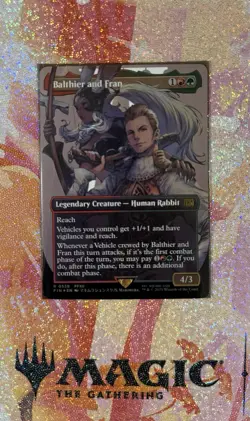 Balthier and Fran (0538) (Borderless) (Surge Foil) Final Fantasy Foil - Image 1