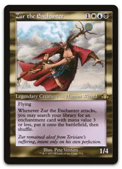 Zur the Enchanter (Retro Frame) #374 (NM) Dominaria Remastered DMR Magic MTG - Image 1
