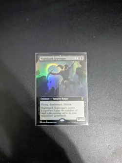 Nighthawk Scavenger (Extended Art) Zendikar Rising Foil mtg - Image 1