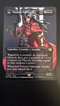 Vincent Valentine (Borderless) R FINAL FANTASY 383 NM - Image 1