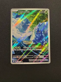 Pokemon TCG Heracross 194/193 SV02: Paldea Evolved Illustration Rare Near Mint - Image 1