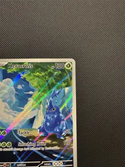 Pokemon TCG Heracross 194/193 SV02: Paldea Evolved Illustration Rare Near Mint - Image 3