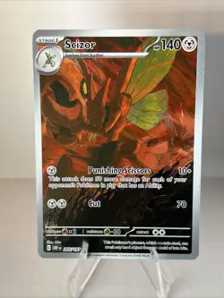 Pokemon Scarlet & Violet Obsidian Flames Scizor 205/197 Illustration Rare IR B - Image 1